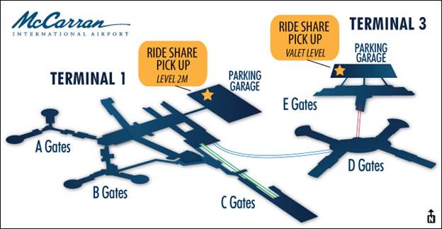uber taxi map airport