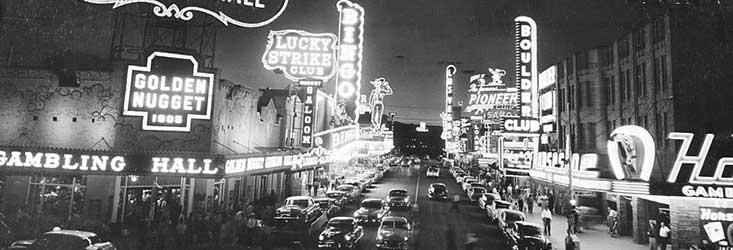 Historical Las Vegas Strip Casino Map